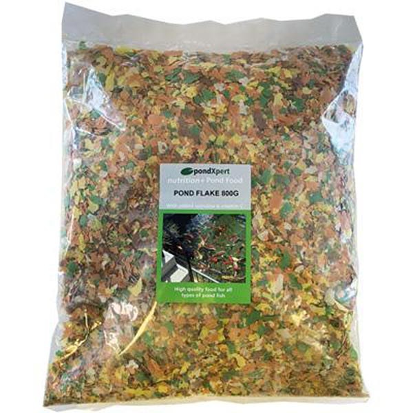 Bag of PondXpert Pond Flake fish food