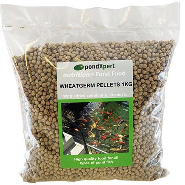 Bag of PondXpert Winter Wheatgerm pellets for pond fish