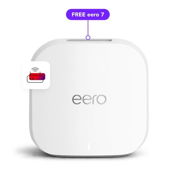 Superloop eero 7 Wi-Fi 7 mesh router in white